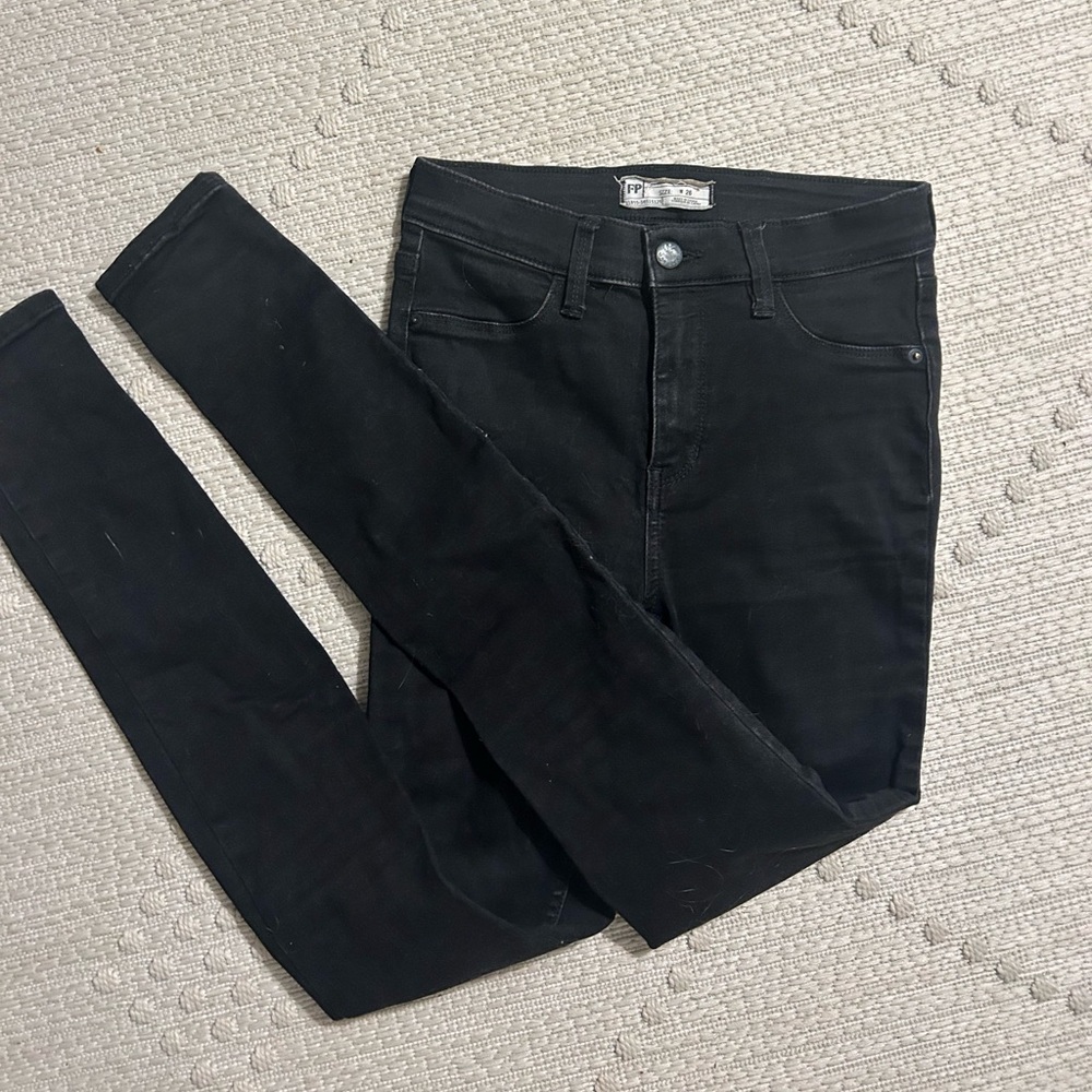 Free People High Waisted Skinny Jeans